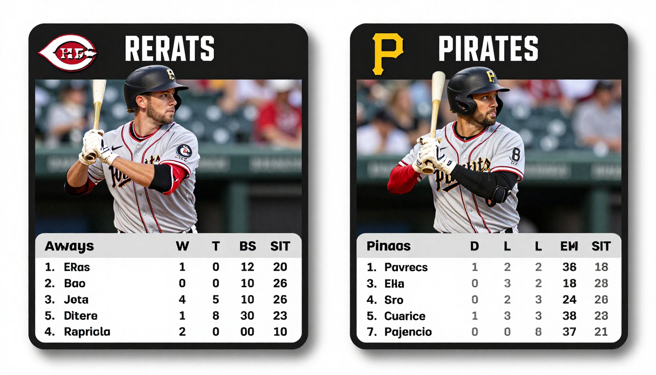 Cincinnati Reds vs Pittsburgh Pirates