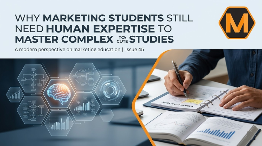 Why Marketing Students Still Need Human Expertise to Master Complex Case Studies